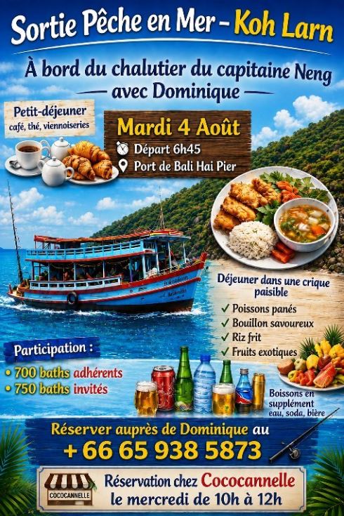 Pêche 4 aout 2026